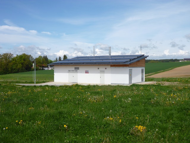 Aussenansicht Nahwärmezentrale Buger-Feld