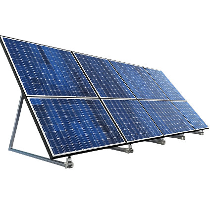 PV-Module auf Ständerwerk